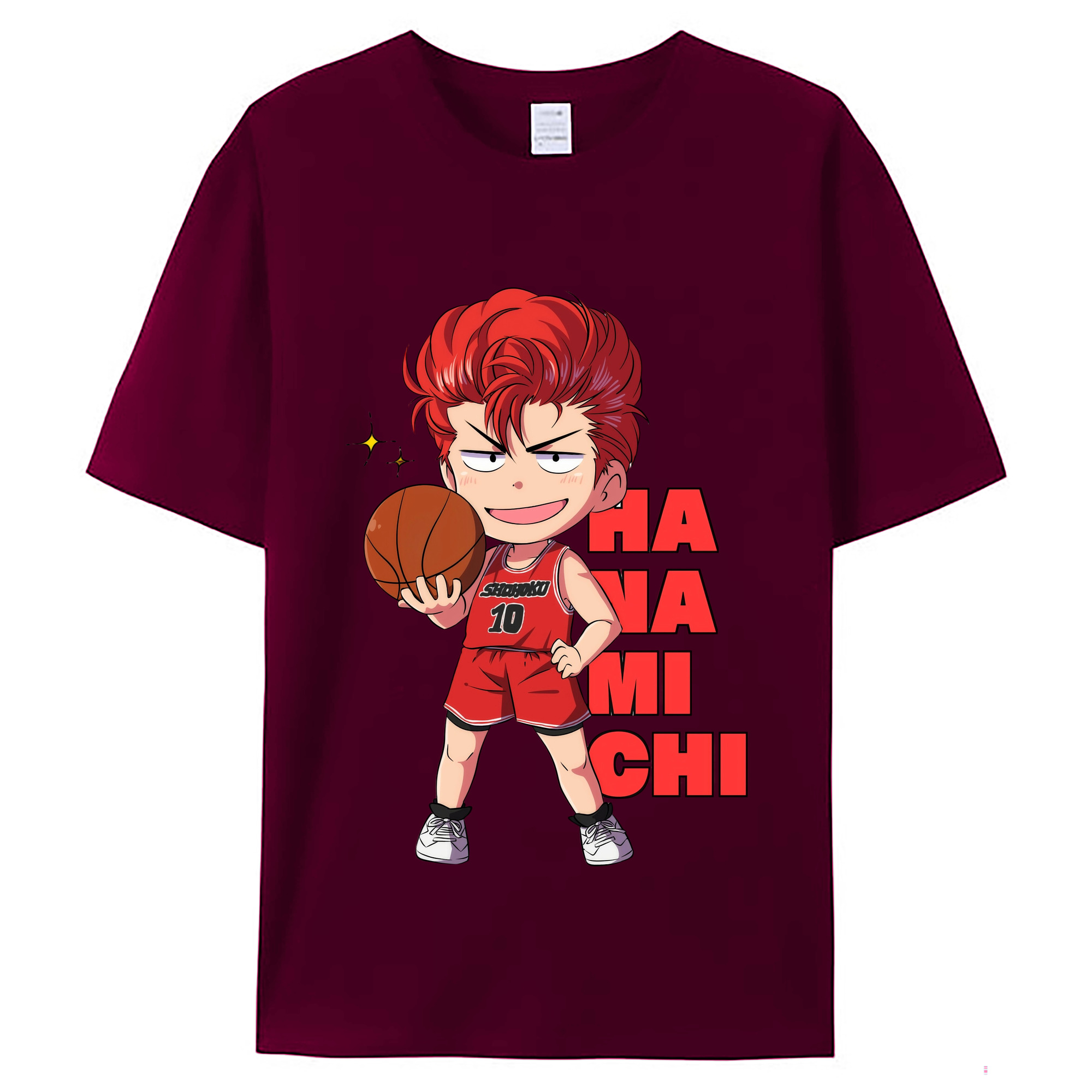 （画像用） SLAM DUNK／スラムダンク レディースカジュアルプリントTシャツ（綿100％）